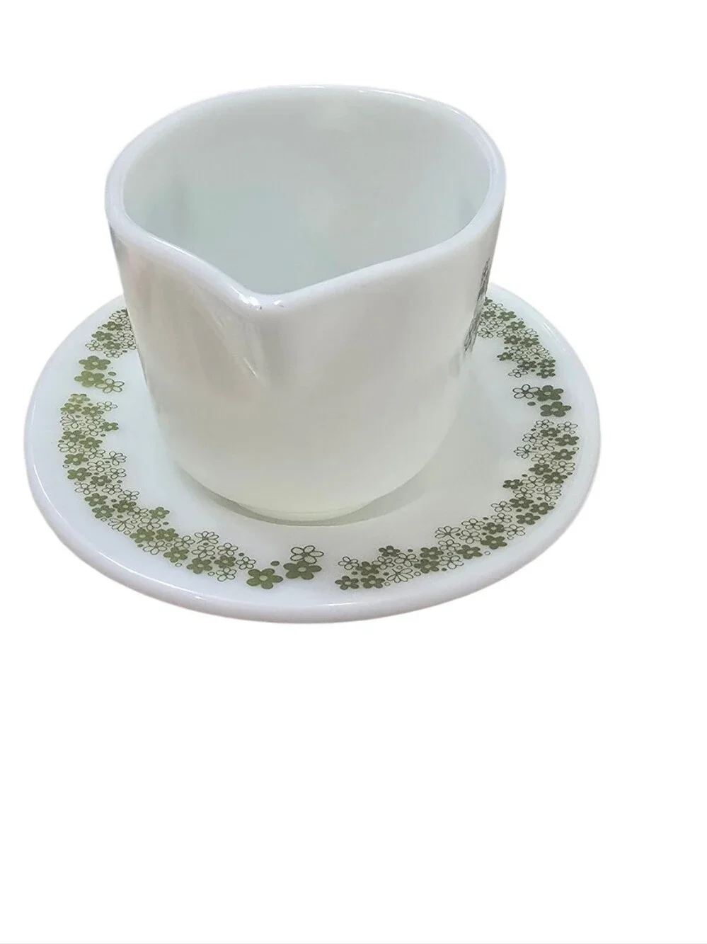 Vintage Pyrex Gravy Boat And Drip Plate Spring Blossom Aka 